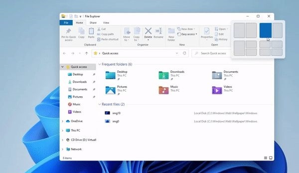 Windows11系統(tǒng)截圖曝光 圓角設計及任務欄菜單等更舒適