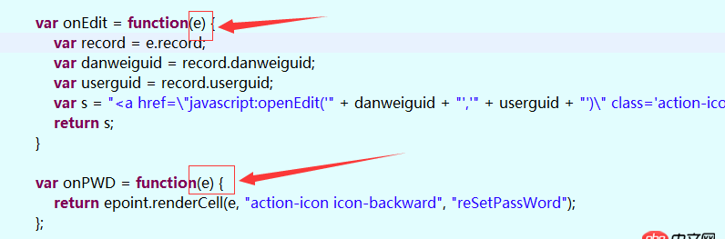 javascript - 想請教一下，js中 function中參數 e 到底是什么，每個條用的參數 e的用法都不一樣？
