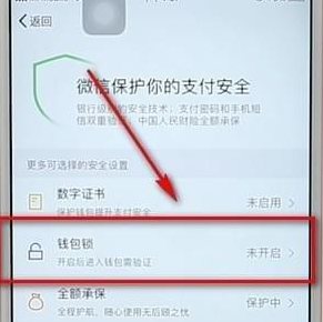 微信如何設(shè)置錢(qián)包鎖 具體操作步驟