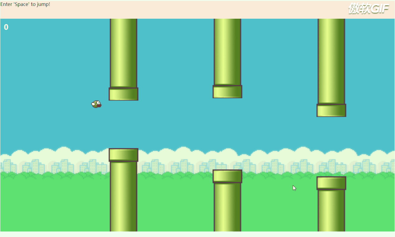 VUE實現一個Flappy Bird游戲的示例代碼