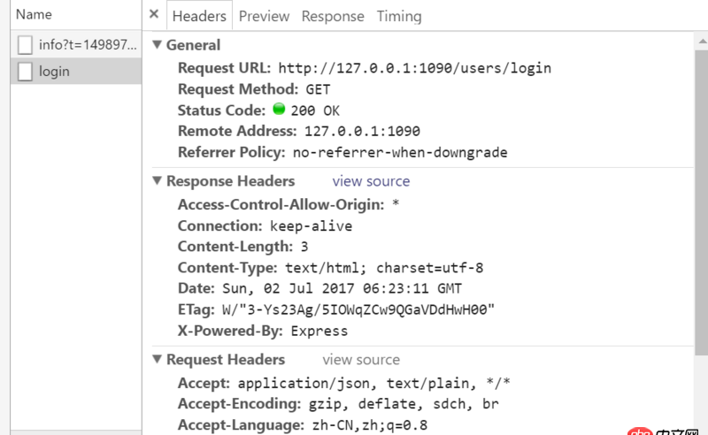 javascript - 向nodejs發(fā)送post請求，只有options
