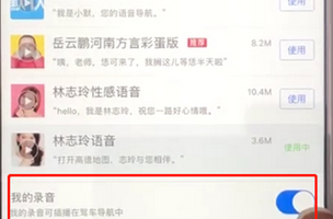 高德地圖設(shè)置自己聲音必報(bào)線路的具體操作步驟