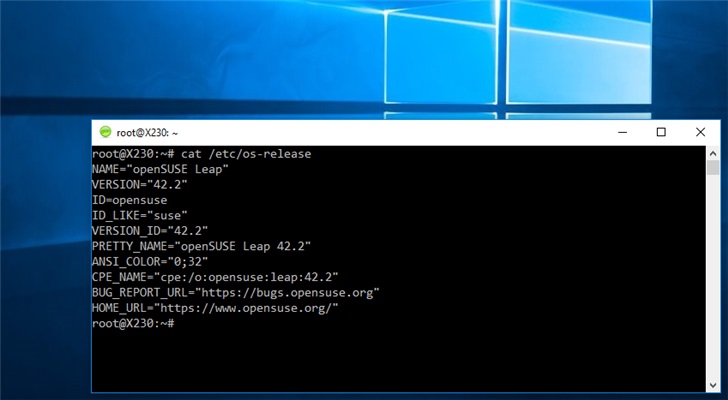 Linux GUI應用可在Win10系統(tǒng)運行 任何人都能夠使用