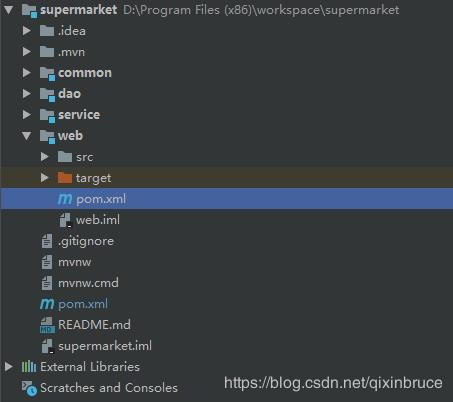 springboot+thymeleaf+druid+mybatis 多模塊實(shí)現(xiàn)用戶登錄功能