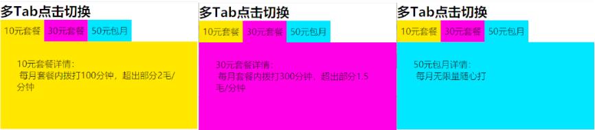 JavaScript實(shí)現(xiàn)點(diǎn)擊切換功能