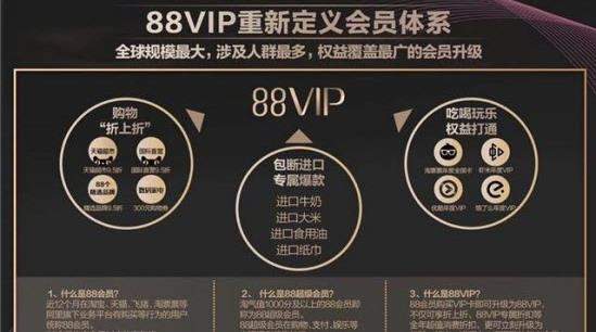 淘寶88vip會(huì)員88元/888元一年怎么樣【淘寶88會(huì)員權(quán)限介紹】