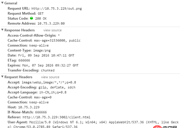 html5 - node靜態(tài)資源服務(wù)器設(shè)置了Cache-Control，但瀏覽器從來不走304