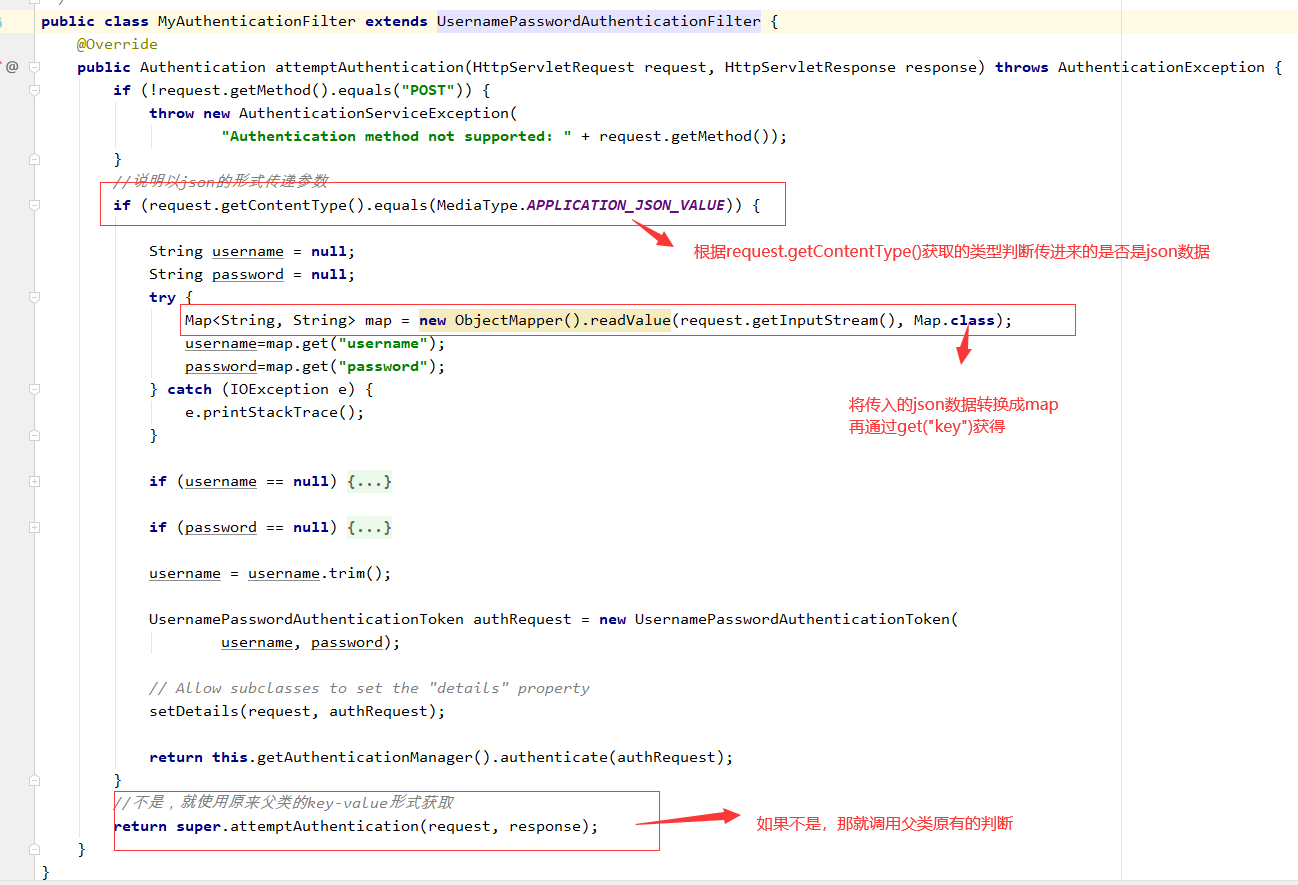 Spring Security基于json登錄實(shí)現(xiàn)過程詳解