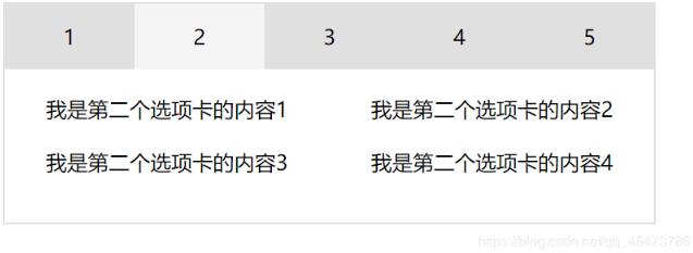 用JS實(shí)現(xiàn)選項(xiàng)卡