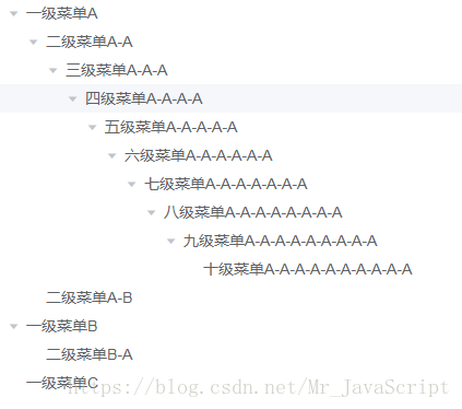 js實(shí)現(xiàn)無限層級(jí)樹形數(shù)據(jù)結(jié)構(gòu)(創(chuàng)新算法)