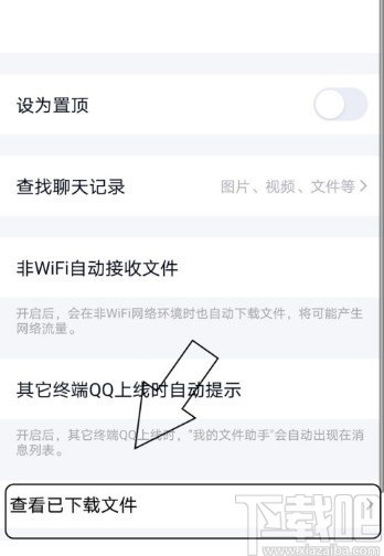 手機(jī)QQ查看下載文件的方法步驟