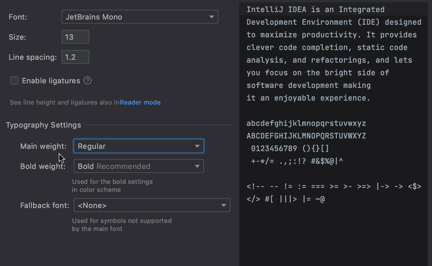 IntelliJ IDEA 2021.1 EAP 4 發(fā)布:字體粗細可調(diào)整Git commit template 支持
