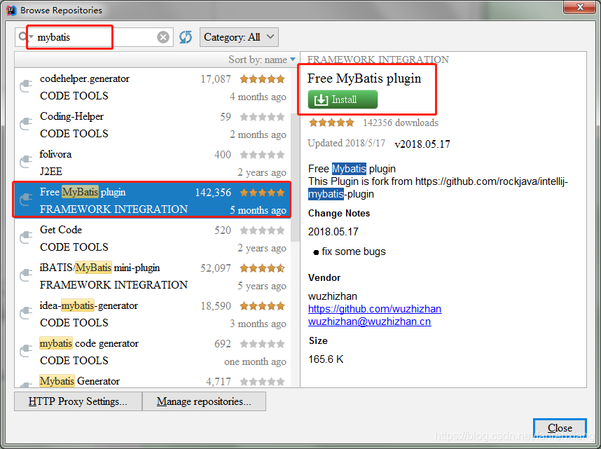 intellij idea中安裝、配置mybatis插件Free Mybatis plugin的教程詳解