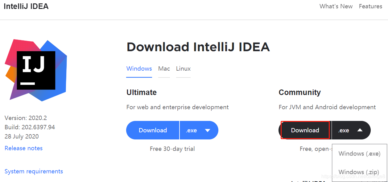IntelliJ IDEA（2020.2）的下載、安裝步驟詳細(xì)教程