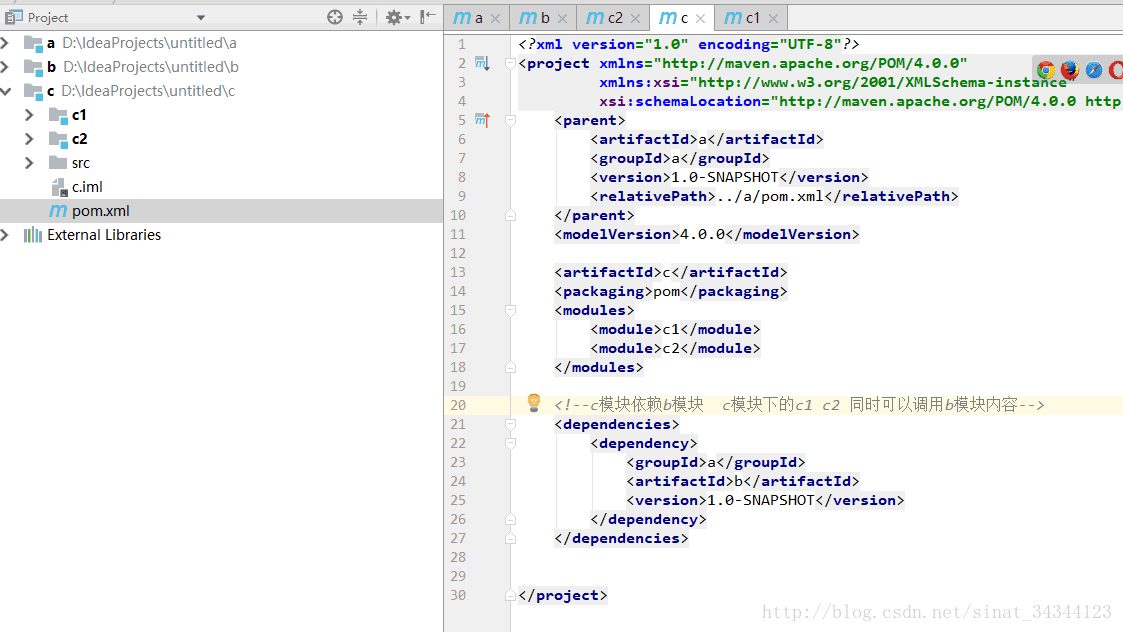 IntelliJ IDEA 構建maven多模塊工程項目(詳細多圖)
