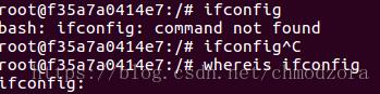 解決docker中ifconfig不可用的問題