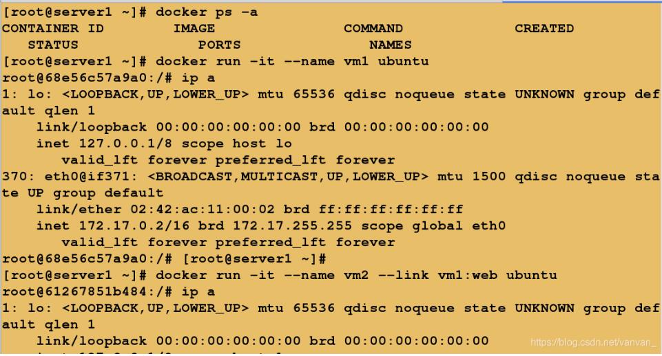 Docker容器間通信與外網(wǎng)通信的操作