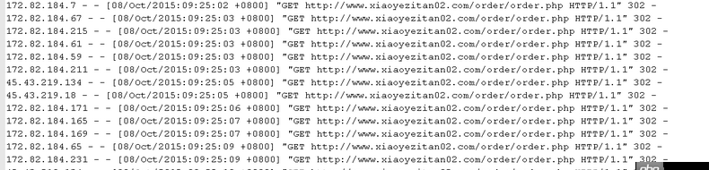 ddos - apache日志很多其它網址，什么情況？