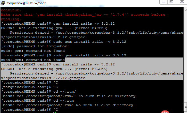 ruby - gem install rails -v 3.2.12 發(fā)生錯誤