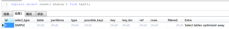 MySQL 大表的count()優化實現