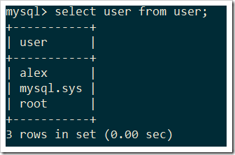 mysql用戶管理操作實(shí)例分析