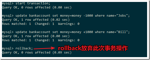 mysql事務(wù)管理操作詳解