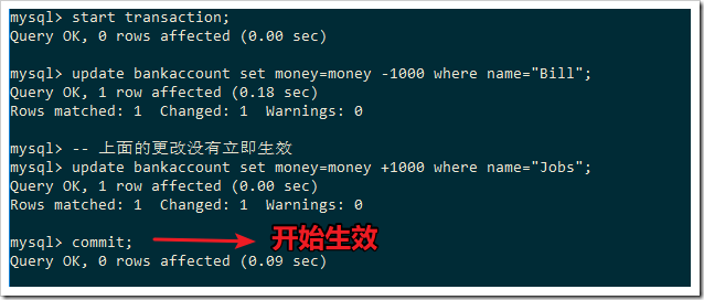 mysql事務(wù)管理操作詳解