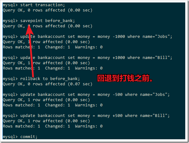 mysql事務(wù)管理操作詳解