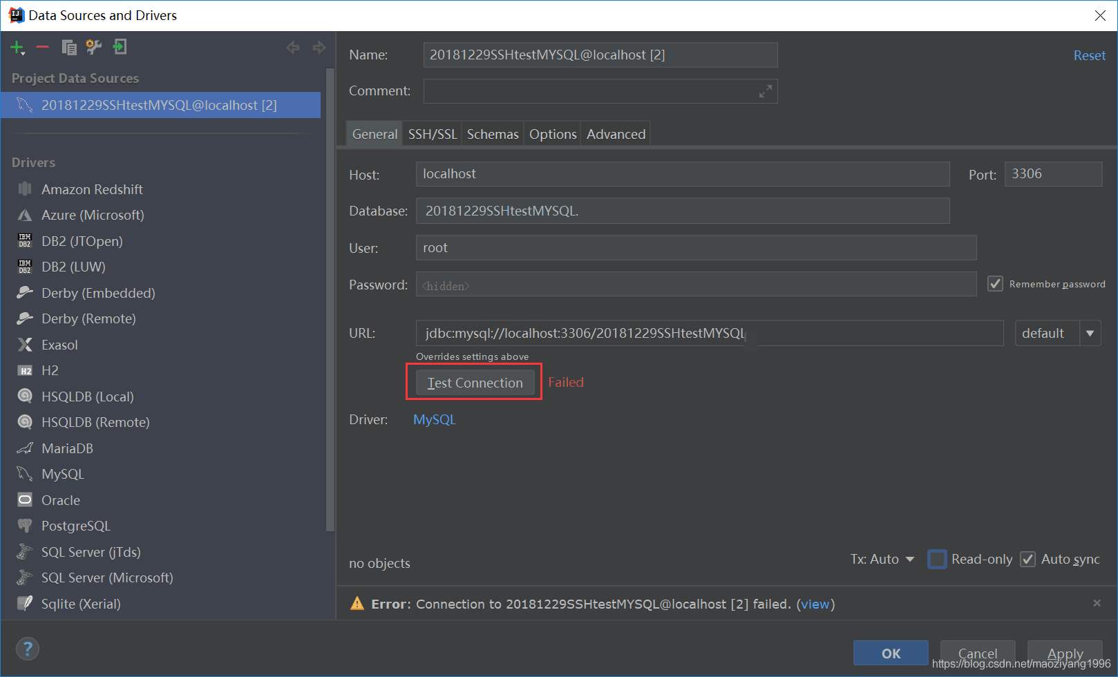 IDEA無法連接mysql數(shù)據(jù)庫的6種解決方法大全