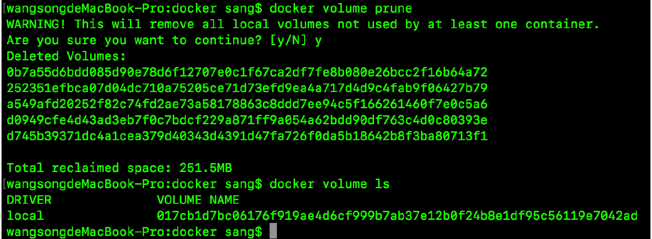 Docker數據卷常用操作代碼實例