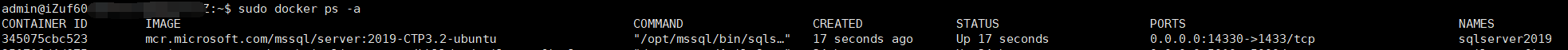 使用Docker運行SQL Server的實現
