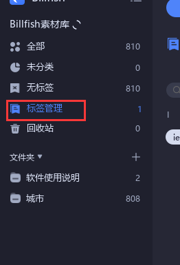 Billfish設(shè)置標(biāo)簽方法介紹