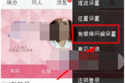 世紀(jì)佳緣怎么設(shè)置有眼緣問(wèn)候語(yǔ)
