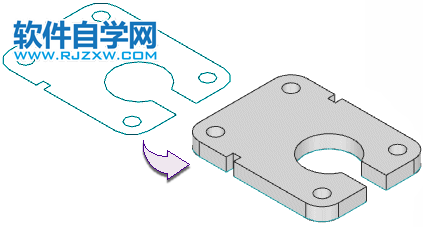 UG使用拉伸命令可創(chuàng)建實(shí)體或片體