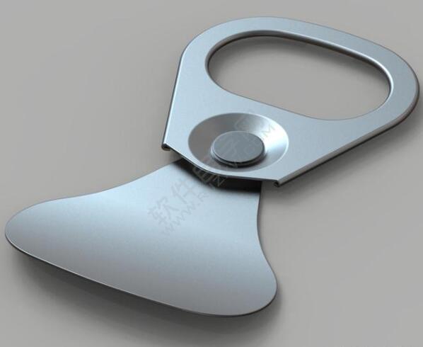 易拉罐拉環(huán)鈑金零件怎么用SolidWorks畫(huà)
