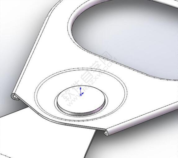 易拉罐拉環(huán)鈑金零件怎么用SolidWorks畫(huà)