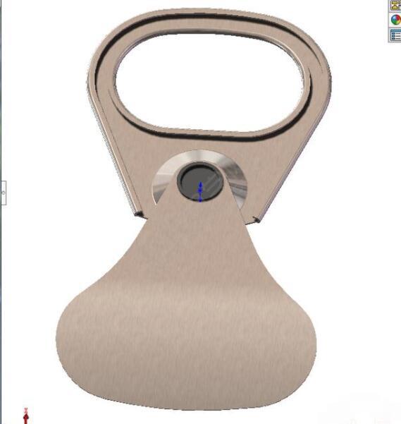 易拉罐拉環(huán)鈑金零件怎么用SolidWorks畫(huà)