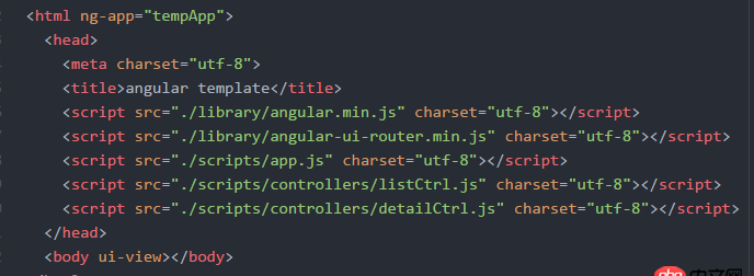 angular.js - 不適用其他構建工具，怎么搭建angular1項目