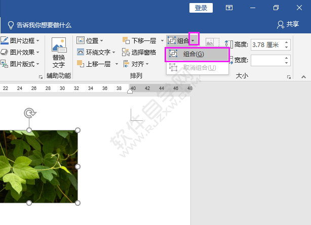 word組合對(duì)象成一個(gè)單個(gè)對(duì)象的方法