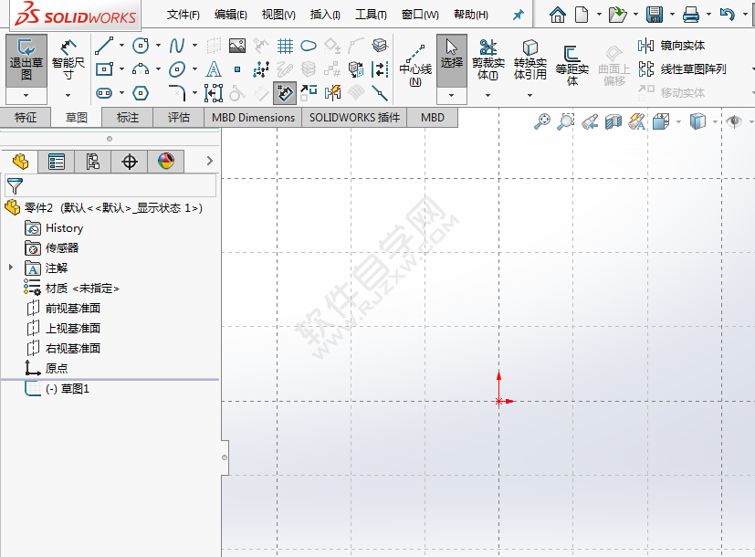solidworks網格線設置的方法