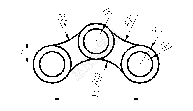 利用solidworks周邊圓畫圖練習(xí)