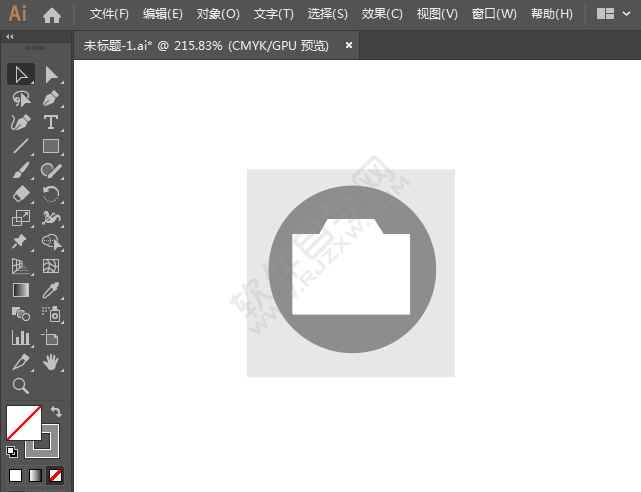 攝影店標(biāo)識(shí)圖標(biāo)繪制