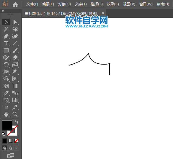 童鞋簡(jiǎn)筆畫用ai繪畫的方法