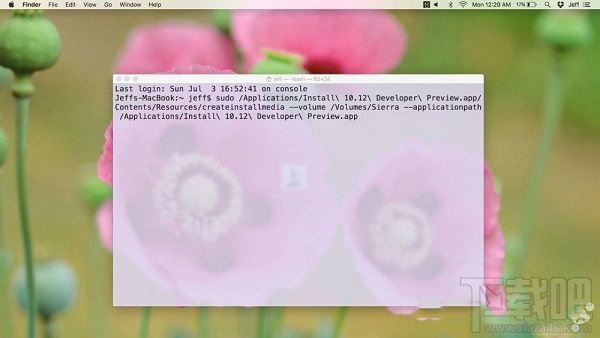 蘋果Mac創(chuàng)建MacOS Sierra U盤安裝教程