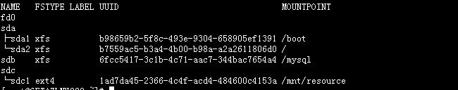 linux 查看文件系統類型實例方法
