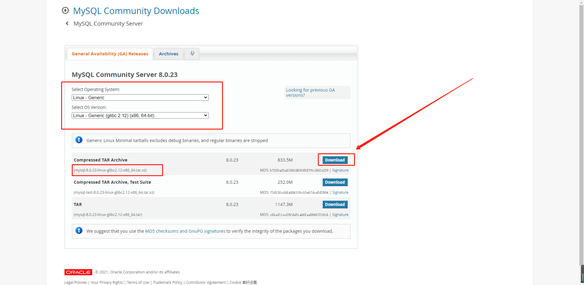 mysql8.0.23 linux（centos7)安裝完整超詳細教程