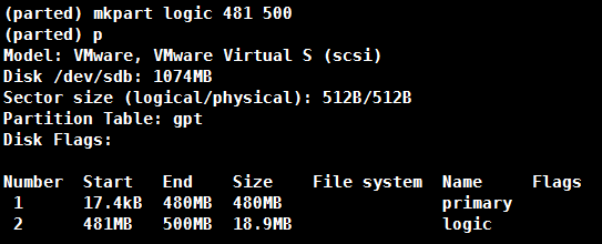 Linux parted磁盤分區(qū)實(shí)現(xiàn)步驟解析