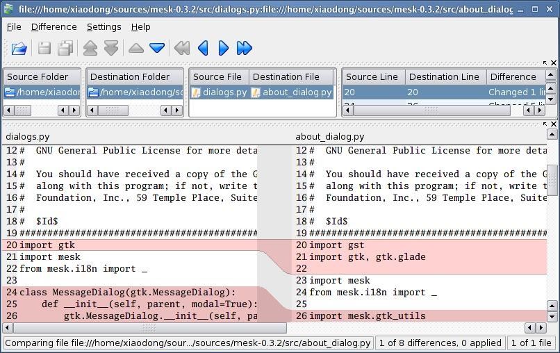 Linux下9種優(yōu)秀的代碼比對工具推薦小結(jié)