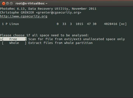使用 Linux 文件恢復(fù)工具恢復(fù)rm -rf刪除的文件