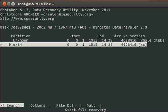 使用 Linux 文件恢復(fù)工具恢復(fù)rm -rf刪除的文件
